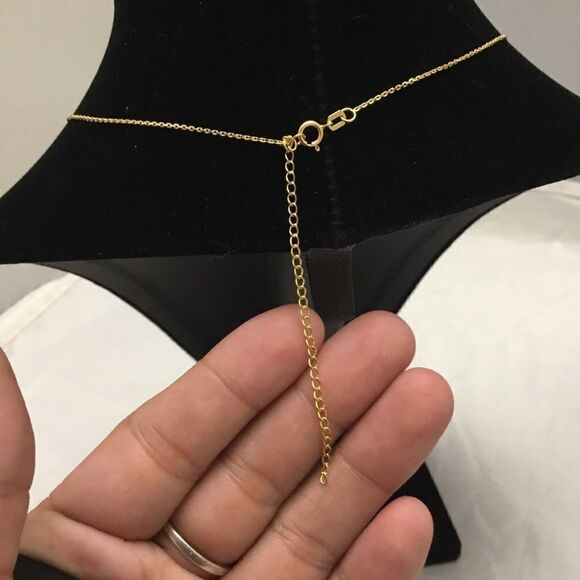 Crystal Rainbow Bar Pendant Necklace (G2) - Picture 5 of 7